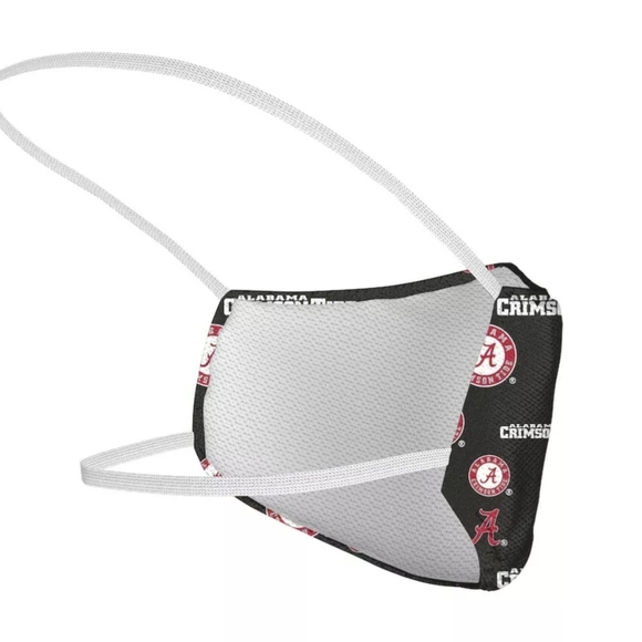 Alabama Crimson Tide Fanatics Branded Adult All Over Logo Face Covering 3-Pack - Picture 5 of 7